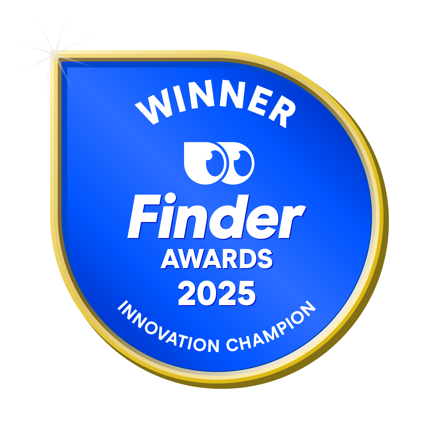 Finder Awards 2025 Winner Badge — Innovation Champion