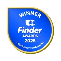 Finder Awards 2025 Winner Badge — Innovation Champion