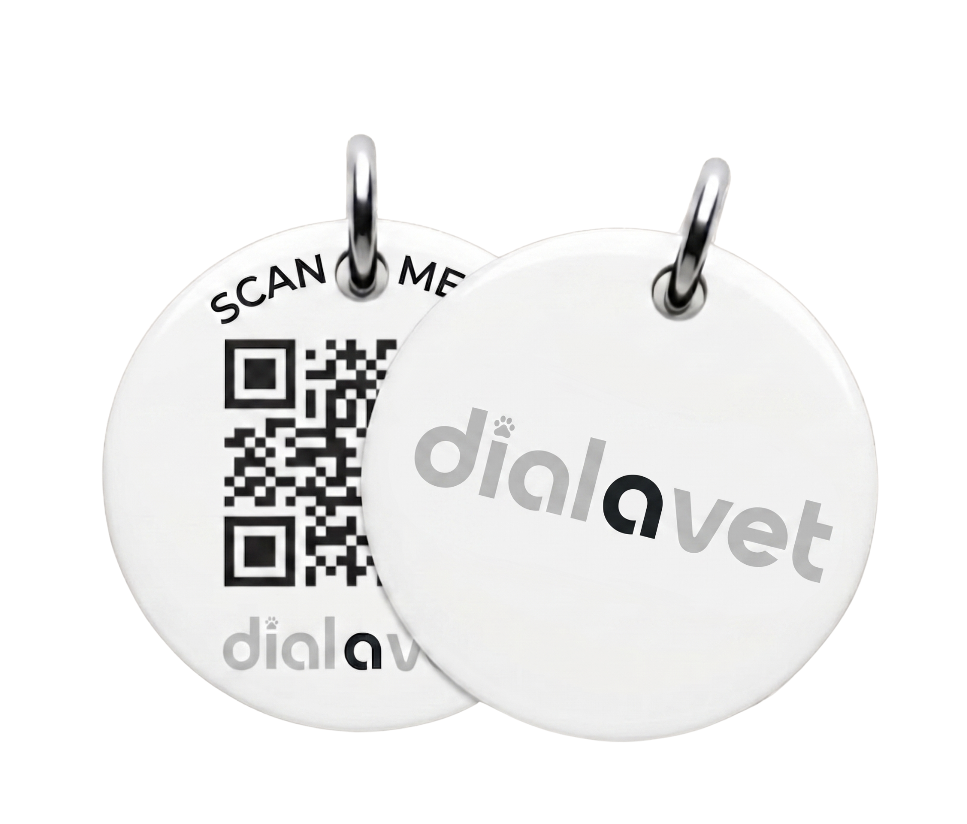 Dial A Vet QR pet tag